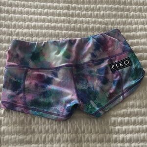 Fleo Women's Tie-Dye Athletic Shorts